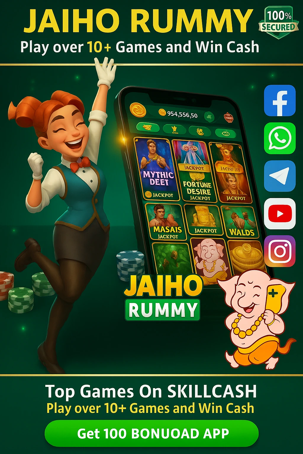 Yono 777 lobby with multiple 777 slot machines